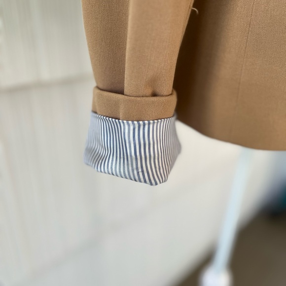 J.Crew Camel color 2 button Blazer - Picture 4 of 6